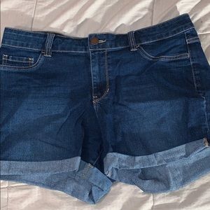 Dark Jean shorts
